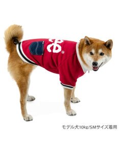 PET PARADISE Lee ジップUP トレーナー 《レッド》 中型犬 大型犬