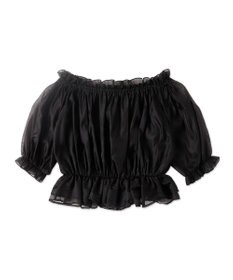 WEGO 【２点セット】キャミSETオーガンジーオフショルブラウス