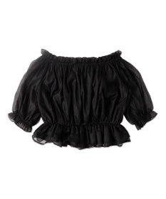 WEGO 【２点セット】キャミSETオーガンジーオフショルブラウス