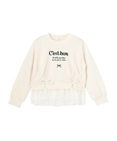 ANY KIDS ムースタッチスウェット 裾レーストレーナー