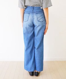 caqu FS linen wide flare リネンワイドフレアデニム