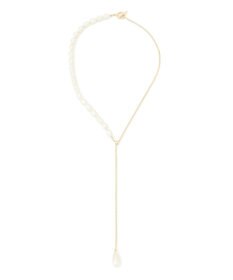 23区 【APPLAUDIR】ガラスパール チェーンコンビ ネックレス