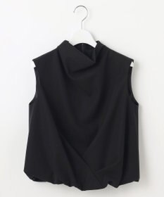 23区 L 【エステータ】コットンダブルクロス ノースリーブブラウス