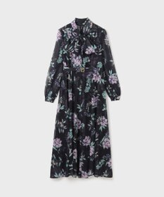 GRACE CONTINENTAL フラワーレイヤーワンピース