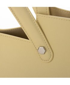 UNBILLION カシュカシュ cachecache / ポーチ付横長2ハンドルトート