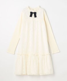 組曲 KIDS 【150-160㎝】スノウレースワンピース