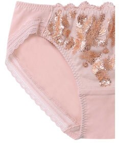 une nana cool 箔プリントレースがキラキラ クリスマスショーツ