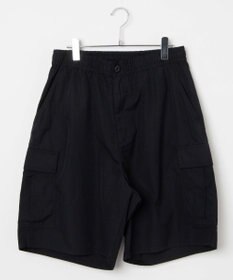 WEGO 【ウエストゴム/手洗い可】ワイドカーゴショーツ