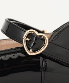 ANY KIDS エナメルフラットシューズ