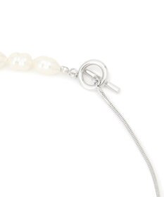 23区 【APPLAUDIR】ガラスパール チェーンコンビ ネックレス