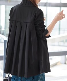 Tiaclasse 【洗える】スタンドカラープリーツコート