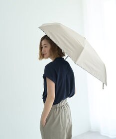 YECCA VECCA 【晴雨兼用】Wpc.遮光アニマルパイピング ミニ日傘