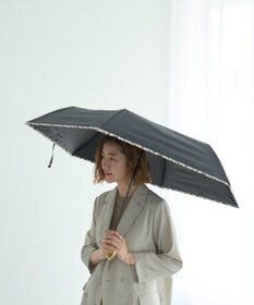 YECCA VECCA 【晴雨兼用】Wpc.遮光アニマルパイピング ミニ日傘