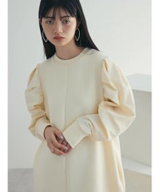 Green Parks armonia. リブ使いコクーンポンチワンピース