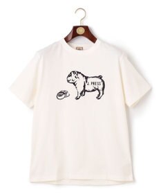 J.PRESS MEN 【WEB限定】ブルドッググラフィック Tシャツ