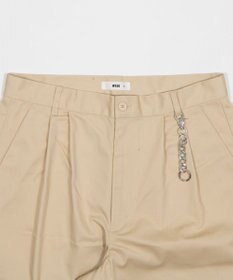 WEGO キーチャーム付きチノカーブパンツ