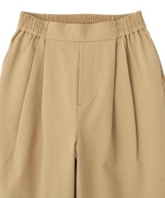 Green Parks サッカー裾ドロストワイドパンツ