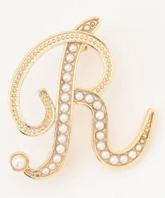 ANY 【WEB/一部店舗限定】パールイニシャルブローチ