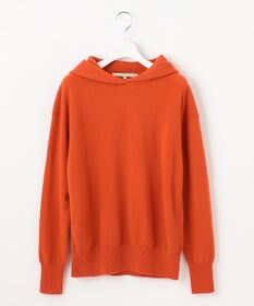 自由区 【洗える】ピュアカシミヤミルド フーディーニット