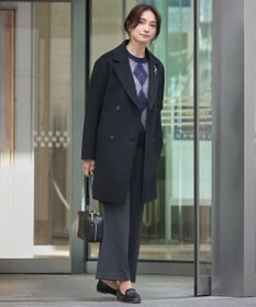 J.PRESS LADIES L Super150sAZAMIビーバー Pコート