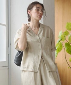 WEGO 【ANGIE VINTAGE】接触冷感開襟シャツ