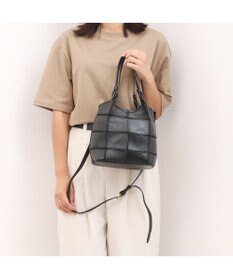 UNBILLION ピークスピーク PEAKS PEAK / 牛革パッチワーク2wayトートS