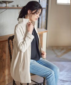 Tiaclasse 【洗える】スタンドカラープリーツコート