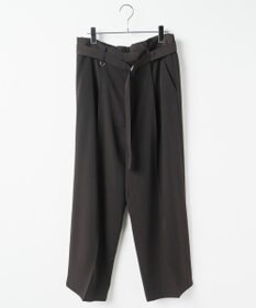 WEGO トロミ　ベルト付きワイドスラックス