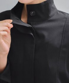 Tiaclasse 【洗える】スタンドカラープリーツコート