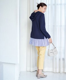 Tiaclasse 【洗える】センタープレス テーパードパンツ