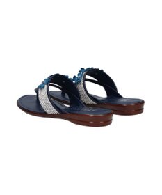 INTER-CHAUSSURES 【ITALIAN SHOEMAKERS】ビジューベルトフラワートングサンダル