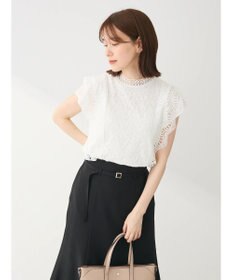 Green Parks ・Ｐｅｔｉｔ　Ｆｌｅｕｒ　フレンチレーシ－ブラウス