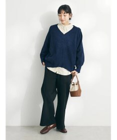 CRAFT STANDARD BOUTIQUE 洗えるコードモールＶネックプルオーバー