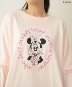 Green Parks ミッキー＆フレンズ／レイヤードプリントロングＴシャツ