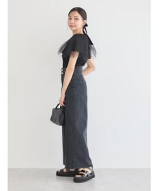 earth music&ecology チュールレイヤードプルオーバー