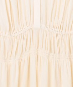 組曲 【先行予約】シアーリンクルクロス ティアードブラウス