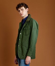 JOSEPH ABBOUD 【軽量】ワックスクロス ブルゾン カーキ系