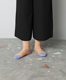 TRICOTE バンピーぼかしボーダーソックス