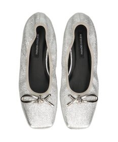 Bridget Birkin 【PARADIS COULEUR】スクエアトウメタルリボンバレエシューズ