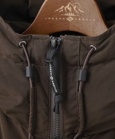 JOSEPH ABBOUD MOUNTAIN 【サスティナブル/ECO撥水/ECOファー/９ポケット】ナイロンピーチダウンコート