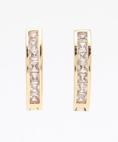 組曲 ストーンラインリングピアス