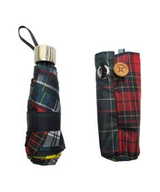 +RING プラスリング UNISEX 晴雨兼用 折傘 CHK T1397 sunshield