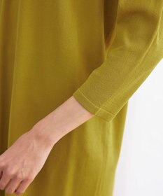 Tiaclasse 【洗える】キーネックニットチュニック