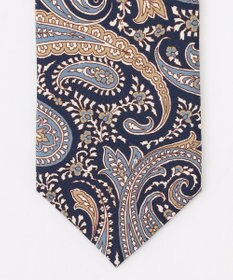 JOSEPH ABBOUD 【イタリア生地・日本製】ビッグペイズリー ネクタイ