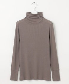 自由区 L 【洗える】ベアテレコボトルネック カットソー