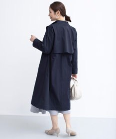 組曲 L 【WEB限定】コットンライクツイル スタンドネックコート