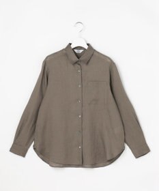 J.PRESS LADIES S 【WEB限定カラーあり・2way】リネン シャツ ブラウス