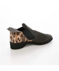 MODE ET JACOMO <D'ICI>レザーサイドゴアショートブーツ