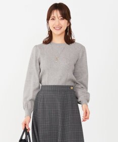 ANY SIS 【CICA加工】ケーブルポイント ニット