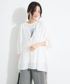 CRAFT STANDARD BOUTIQUE ジョーゼットスキッパーシャツ